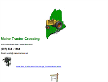 Tablet Screenshot of mainetractorcrossing.com